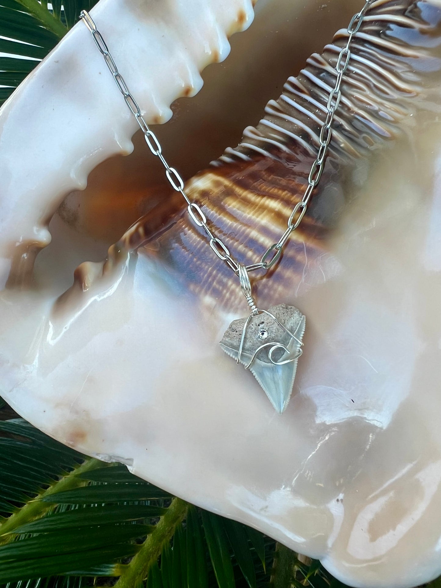 Coastal Dreams with dainty paperclip chain