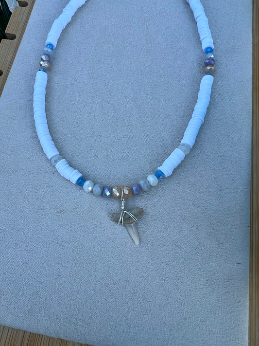 Little Mermaids Necklace- Lemon Shark tooth