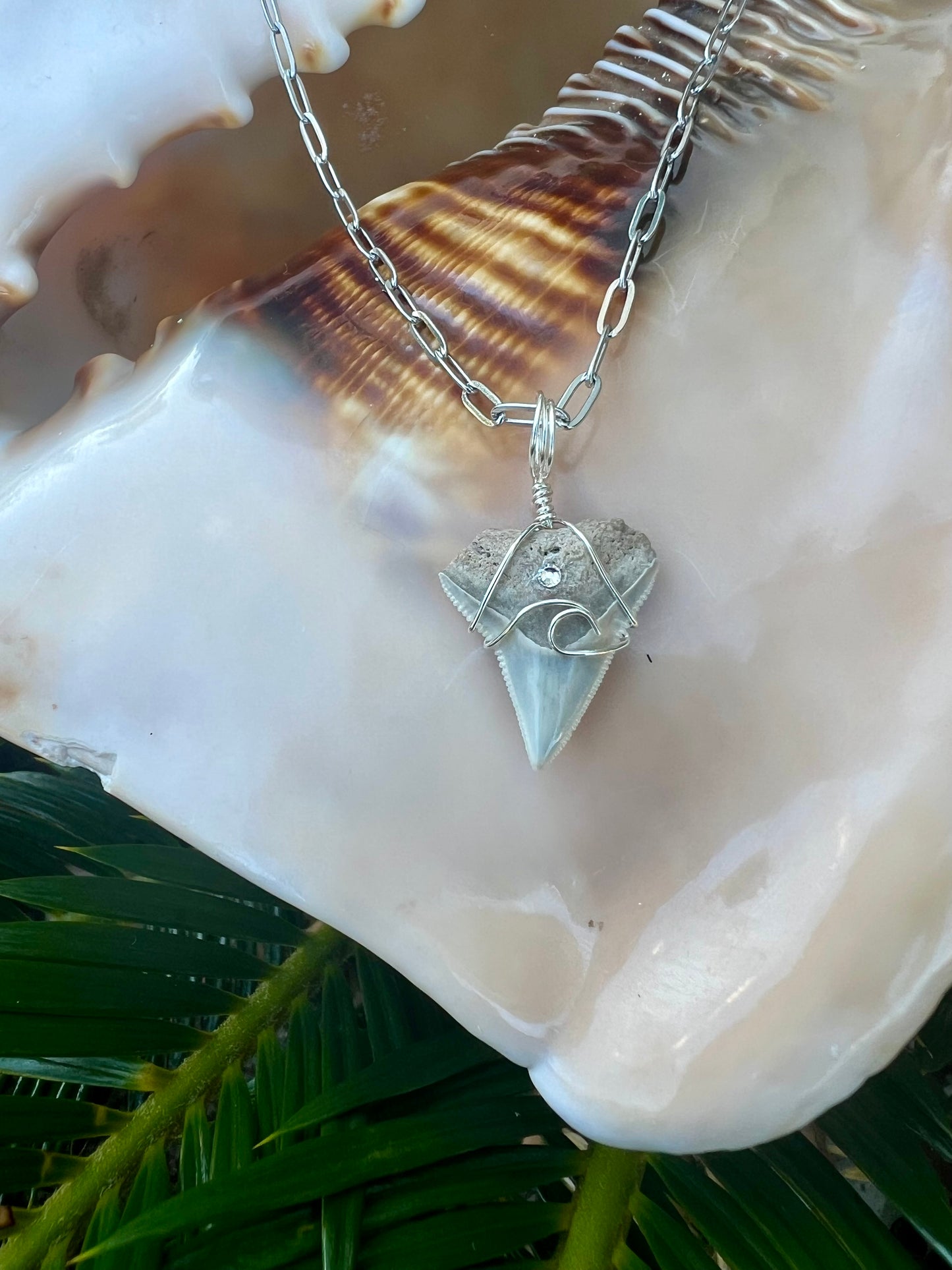 Coastal Dreams with dainty paperclip chain