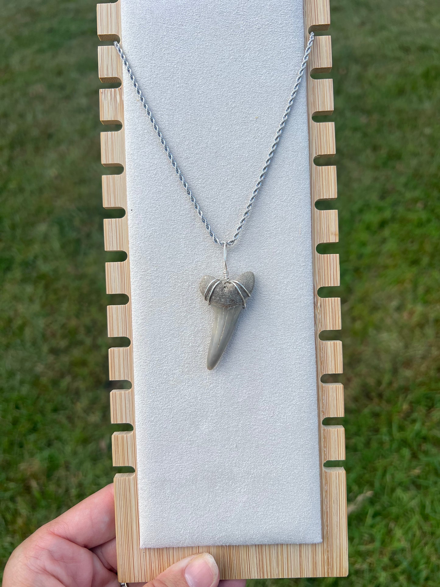 Islander- Fossilized Mako Shark Tooth Necklace