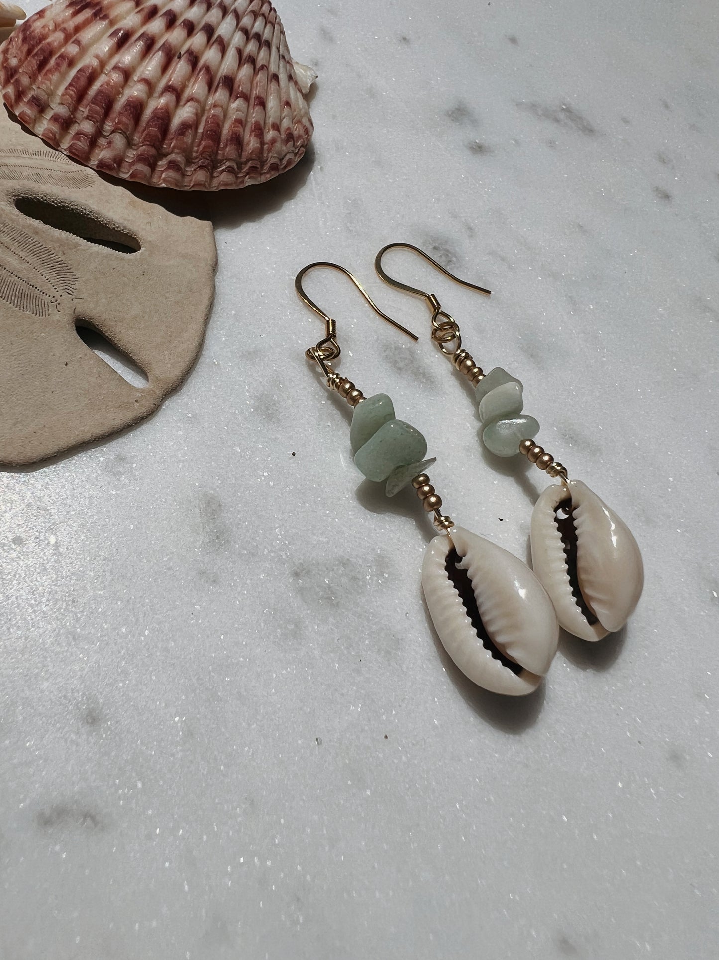 The Coastal Cowrie Earrings
