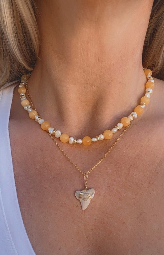 Coastal Sunshine ☀️ Double layer necklace