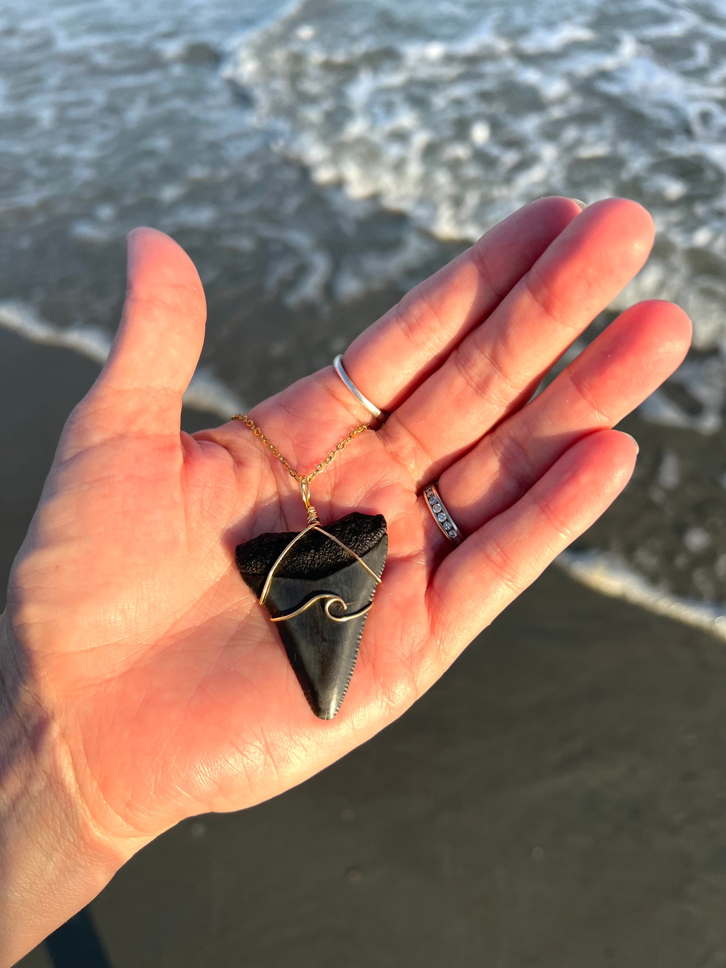 Making Waves-Large Great White + Wave Design