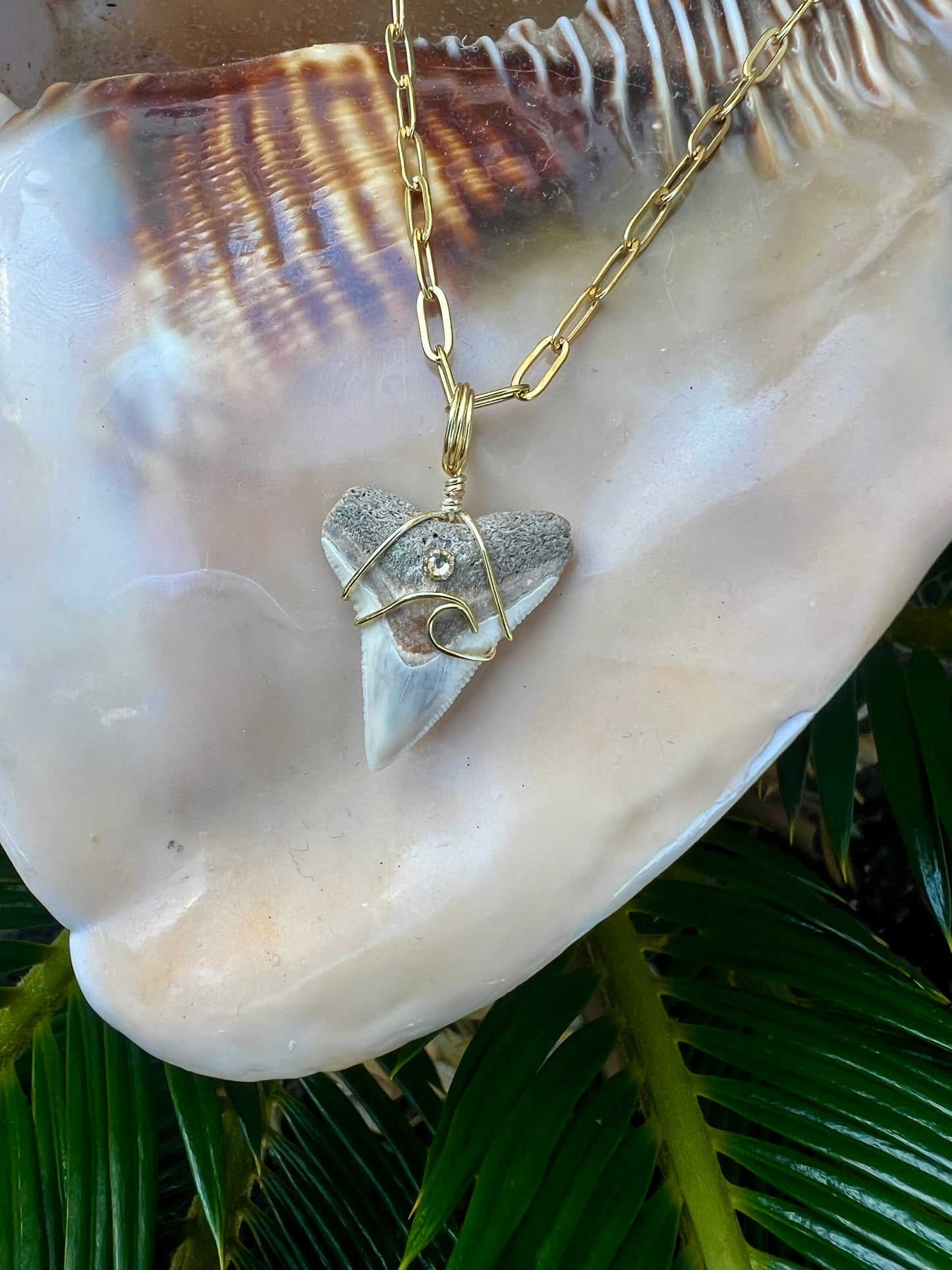 Coastal Dreams with dainty paperclip chain