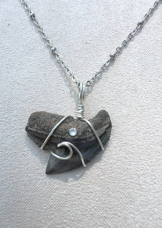 Tidal Wave - Tiger Shark with gem embellishment