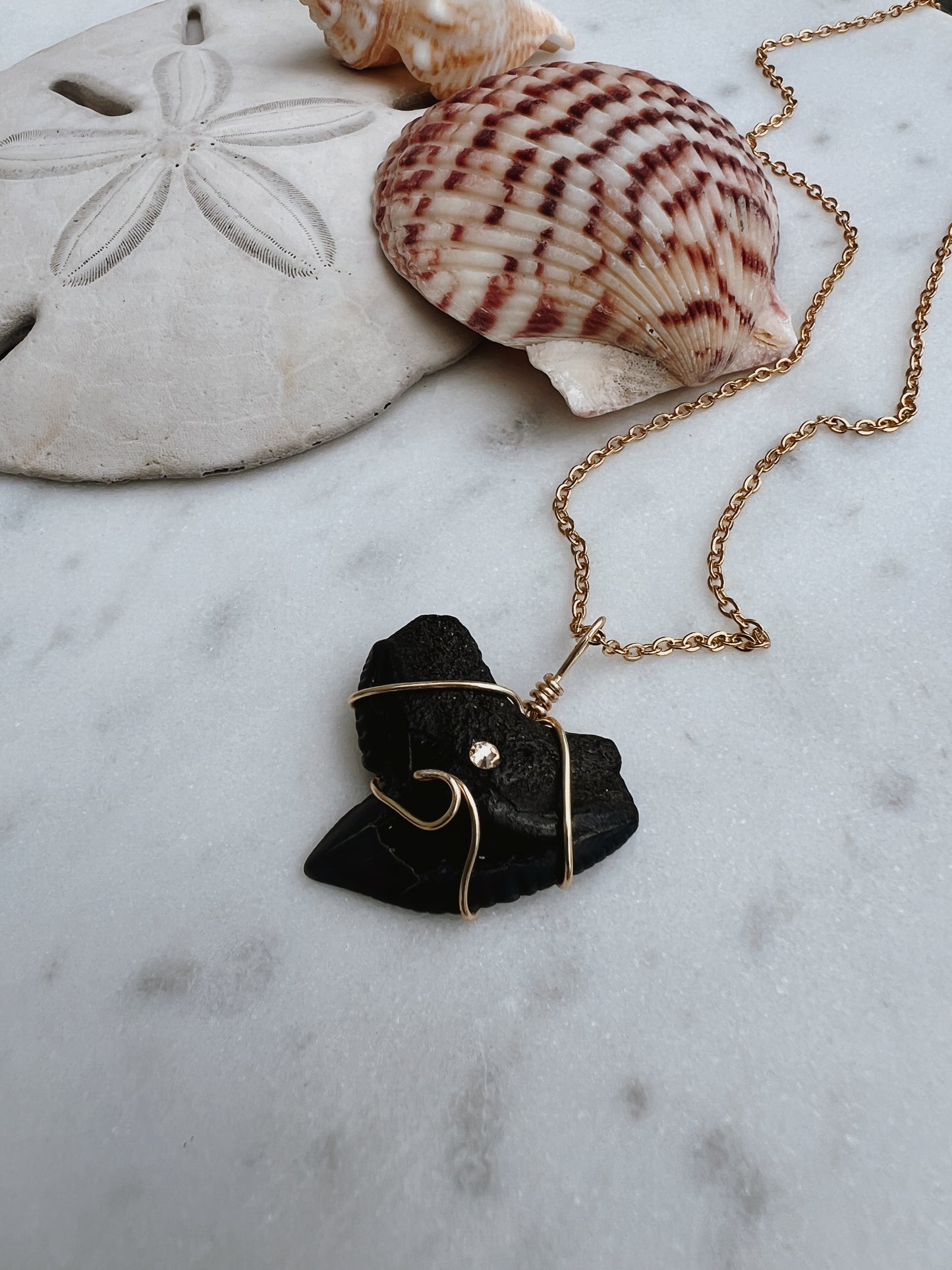 Tidal Wave - Tiger Shark with gem embellishment