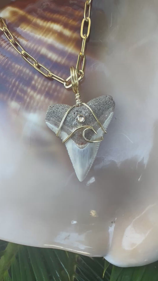 Coastal Dreams with dainty paperclip chain